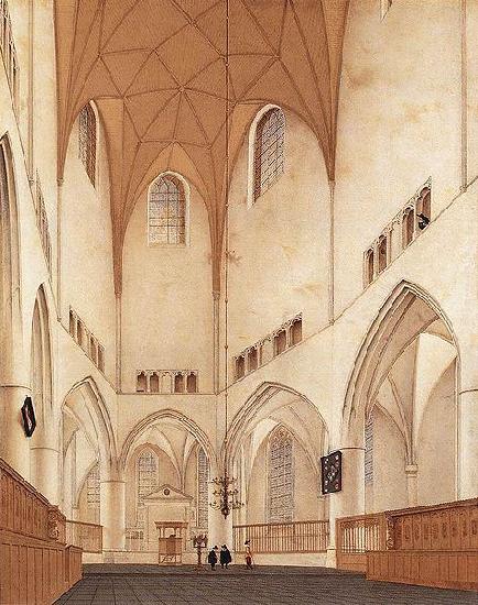 Pieter Jansz Saenredam Interior of the Choir of Saint Bavo's Church at Haarlem.